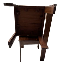 Art Deco Side Chair by J.A. Muntendam, Walnut, Dutch Design, 1920s